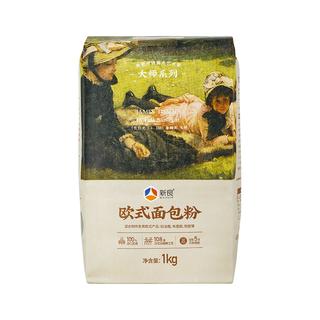 新良 大师欧式面包粉 高筋面粉 1kg*4袋