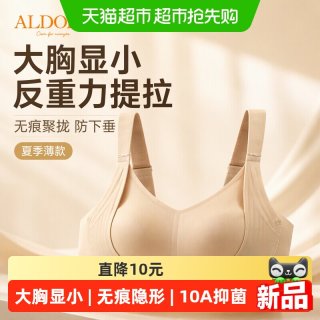 88VIP：雅黛俪 反重力提拉防下垂文胸女大胸显小显瘦无痕隐形内衣夏季薄款