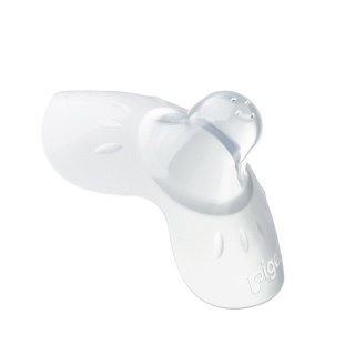 移动端：贝亲 蝶翼型乳头保护罩 透明色  单层乳盾L号 2只装/乳头直径1.6-2.0cm