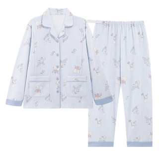 ROVO 孕妇月子服 睡衣吸汗产妇家居服套装 魔法派对