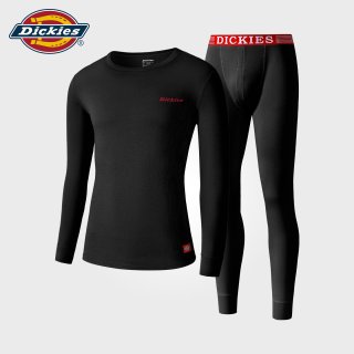 Dickies 纯棉全棉秋衣秋裤套装男款2026新款青少年男士保暖内衣冬
