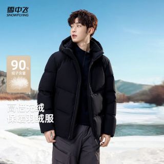 百亿补贴：雪中飞 秋冬季新款90鸭绒羽绒服户外运动休闲节约时尚保暖抗寒百搭