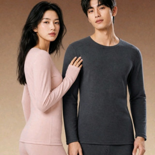 网易严选 暖姜302保暖内衣女款 星云黑 165/88A（M）