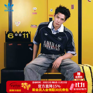 阿迪达斯 三叶草男装女装 26夏季新款运动休闲舒适透气五分短袖T恤POLO衫男