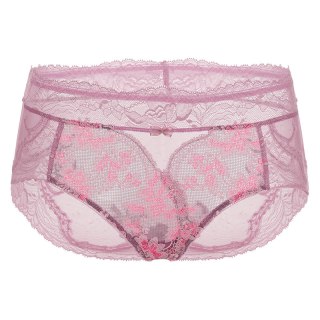 LA CLOVER 免定金｜兰卡文(LA CLOVER)NEW挚爱white中腰平角裤LC23ABU1