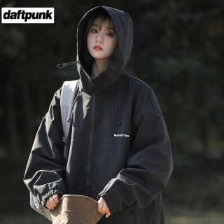 DAFTPUNK 春秋citboy日系工装连帽外套学生宽松防风机能风中性冲锋风衣男女