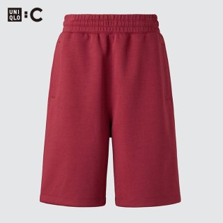 优衣库 宽松运动短裤优衣库男女装C系列合作款情侣裤子卫裤482758