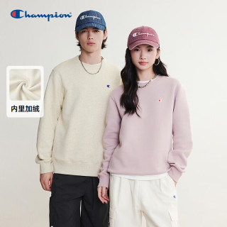 Champion 9.27卫衣男女士2026秋季新款纯棉套头上衣简约宽松美式休闲
