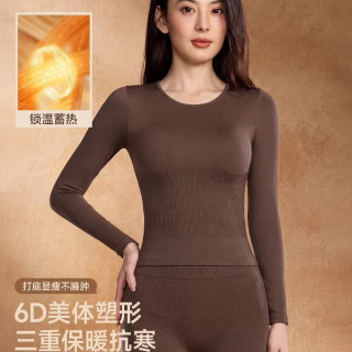 曲线主义 秋衣秋裤套装女士2026新款冬季打底衫塑型显瘦美体保暖衣