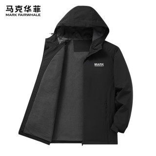 马克华菲 五折 冲锋衣夹克外套休闲加绒棉服