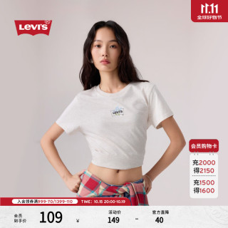 Levi's 美式复古 女士针织短袖T恤