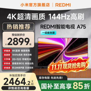 小米 REDMI 红米 A 2025款 L75MA-RAE 液晶电视 75英寸 4K