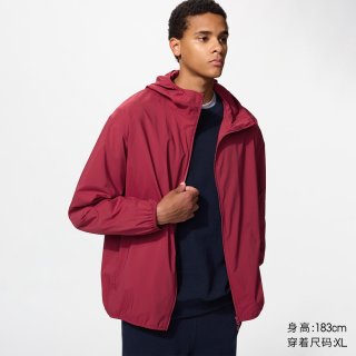 优衣库 便携式防紫外线连帽外套优衣库男装女装/防晒服482210 486164
