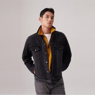 Levi's 李维斯秋冬男士美式vintage哈灵顿风烟灰色牛仔夹克0016Z