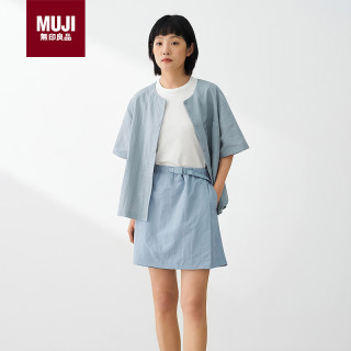 無印良品 MUJI 女式 OBP再生尼龙 裙裤 短裤 裤子 26年夏季新品 女装 灰色 M