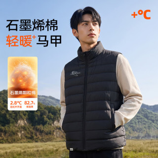 马克华菲 26年秋冬季新款男纯色立领排骨马甲