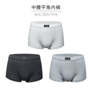 夏娃之秀 夏娃秘语 EVE‘S WHISPER 男士抗菌透气平角裤（多种颜色可选）