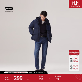 Levi's 511修身窄脚牛仔裤 中蓝色 36(34)