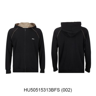 88VIP：HUGO BOSS 雨果-博斯字母印花连帽轻薄款长袖拉链衫男士2026新款XY