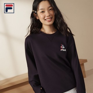 斐乐 质感卫衣丨FILA套头卫衣26秋款男女同款网球运动宽松情侣上衣