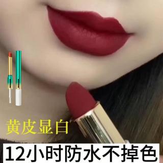 溥畔 不沾杯豆沙色口红防水正品哑光显白正品不掉色不脱色气场姨妈色