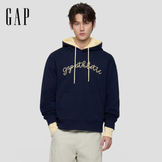 Gap 854715 Logo刺绣毛圈 海军蓝 M(170/92A) 连帽卫衣