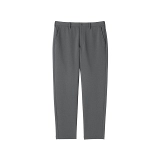 無印良品 MUJI 无印良品 MUJI 男式 防风里起毛弹力锥形裤 长裤子休闲裤25年冬季