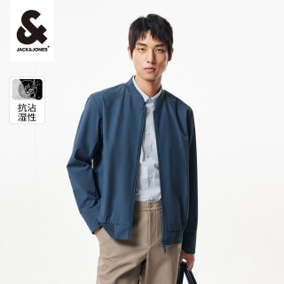 杰克琼斯 男款户外圆领夹克  猎户座蓝E42 170/92A/S