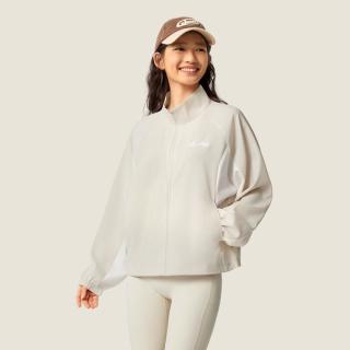 李宁 风衣女春秋上衣立领夹克宽松开衫长袖卫衣休闲梭织运动外套