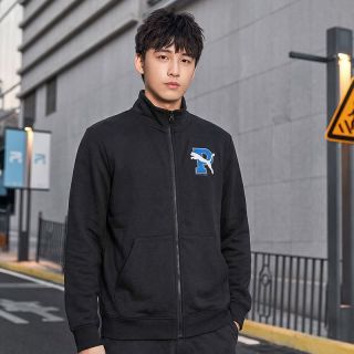 百亿补贴：彪马 秋冬外套男装女装运动防晒衣复古拉链宽松休闲外套696334