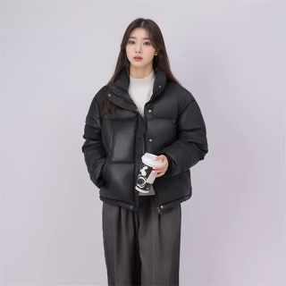 移动端：阿仕顿 女士过膝连帽加厚棉衣