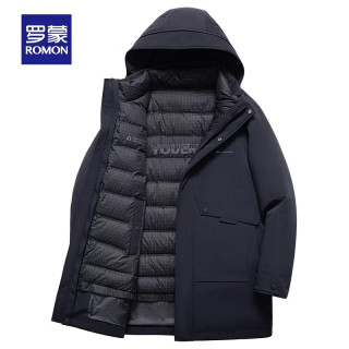 罗蒙 极寒款男士冬季宽松舒适百搭加厚羽绒服