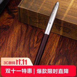 英雄 钢笔 329-2 中号老式仿金帽复古铱金笔墨水笔日常书写练字笔 红色