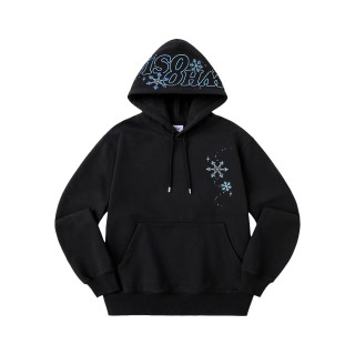 WHOOSIS 雪花印花帽衫 情侣款 多色可选