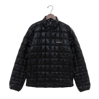 mont·bell 日本直邮MONTBELL 等离子1000羽绒夹克男款黑色外套羽绒服