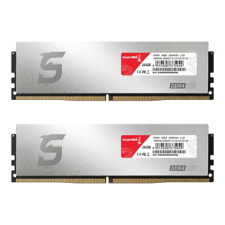 长城 海神鲨系列 DDR4 3200MT/s 16GB×2套装 台式机内存条