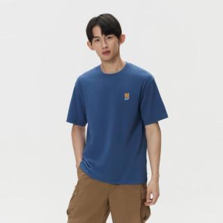 KOLON SPORT 短袖T恤男女同款图案印花半宽松户外休闲衣