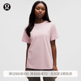 lululemon 丨All Yours 女士短袖 T 恤 LW3INSS 瓷韵粉 S