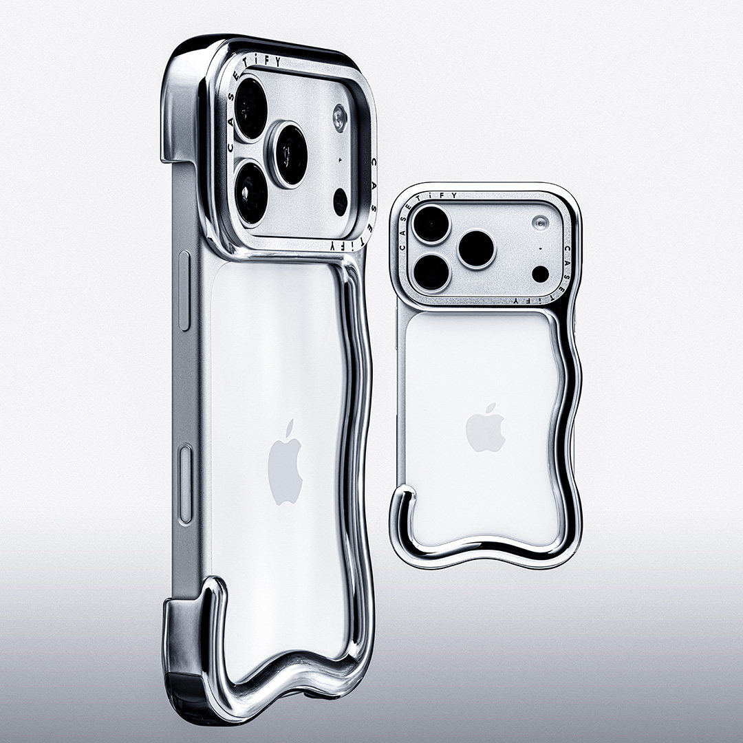 CASETiFY 金属流线手机壳 银色 iPhone18ProMax