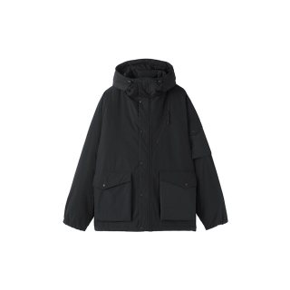 無印良品 MUJI 无印良品 MUJI 男式 不易沾水棉服风帽夹克 男士外套26年冬季新品