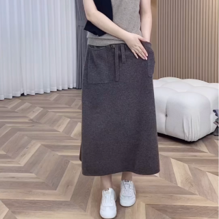 复古文艺风  省钱风 半身羊毛裙