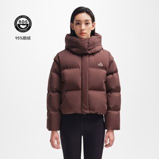 伯希和 户外800蓬短款羽绒服冬季新款女防风保暖鹅绒服滑雪外套