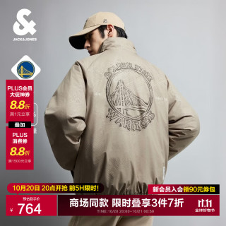 杰克琼斯 杰克·琼斯（JACK&JONES）冬季男装新款羽绒服 棕褐色调 M （175）