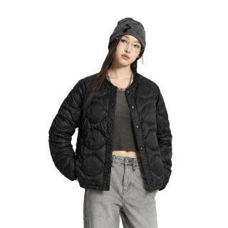 欧帛牛仔 新款棒球领保暖简约轻量羽绒服外套情侣男女同款