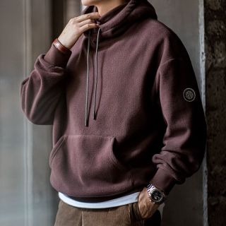 马登 工装 美式休闲摇粒绒 巴拉克拉法连帽卫衣