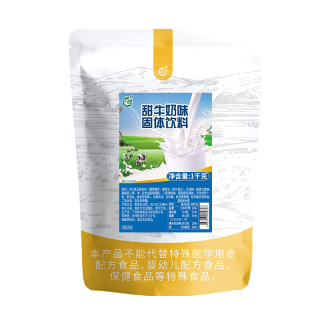 古港 甜牛奶粉1kg 成人冲饮早餐奶酒店自助餐商用速溶奶粉餐饮原料