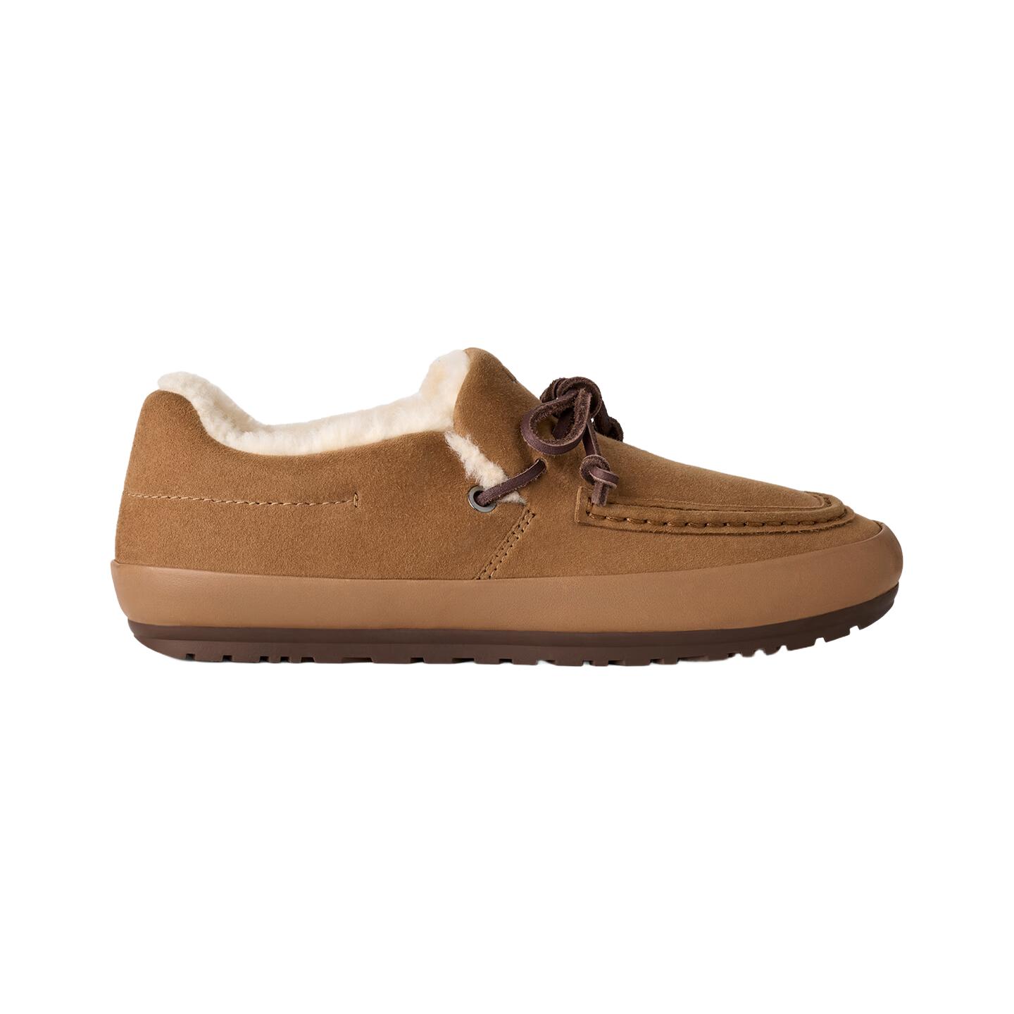 UGG 1181470 CHE 圆头系带乐福鞋 栗色 36.5