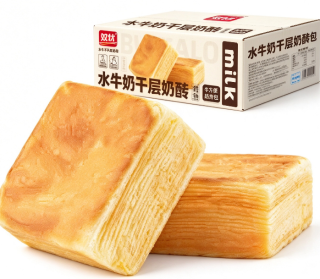 盼盼 6.95元/箱 千层奶砖面包405g*2箱