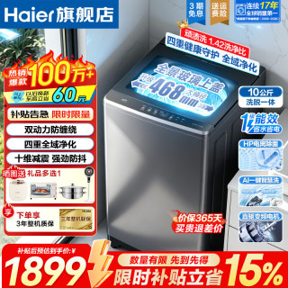 海尔 直驱变频波轮洗衣机2026年新款12公斤全自动家用大容量