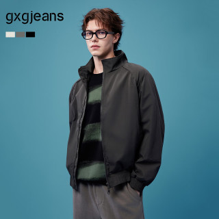 gxgjeans 多色工装分割设计质感美式宽松立领夹克外套 26秋新品 深灰色 L